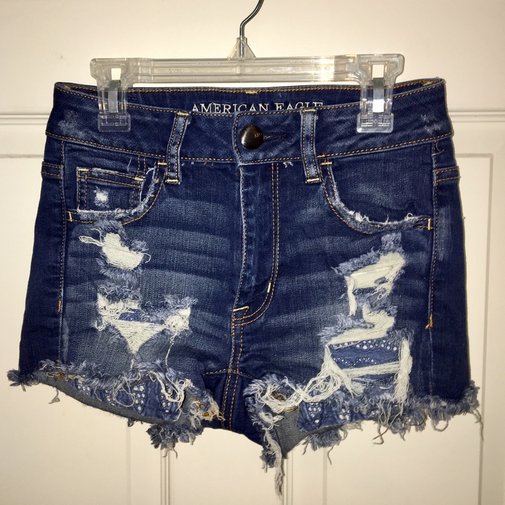 AEO Ripped Jean Shorts BUNDLE